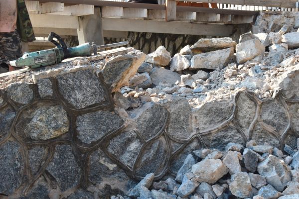 Retaining Wall Demolition in Allentown